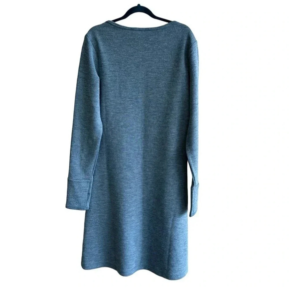 Merrell Blue Long Sleeve Dress - Picture 3 of 11